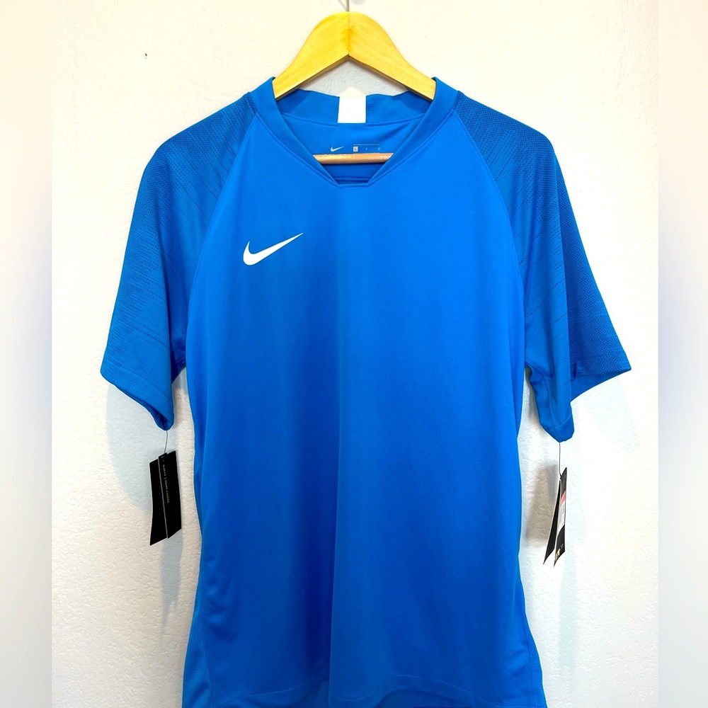 Mens NIKE Dri-FIT Strike Short-Sleeve Soccer T-Shirt Top Size L